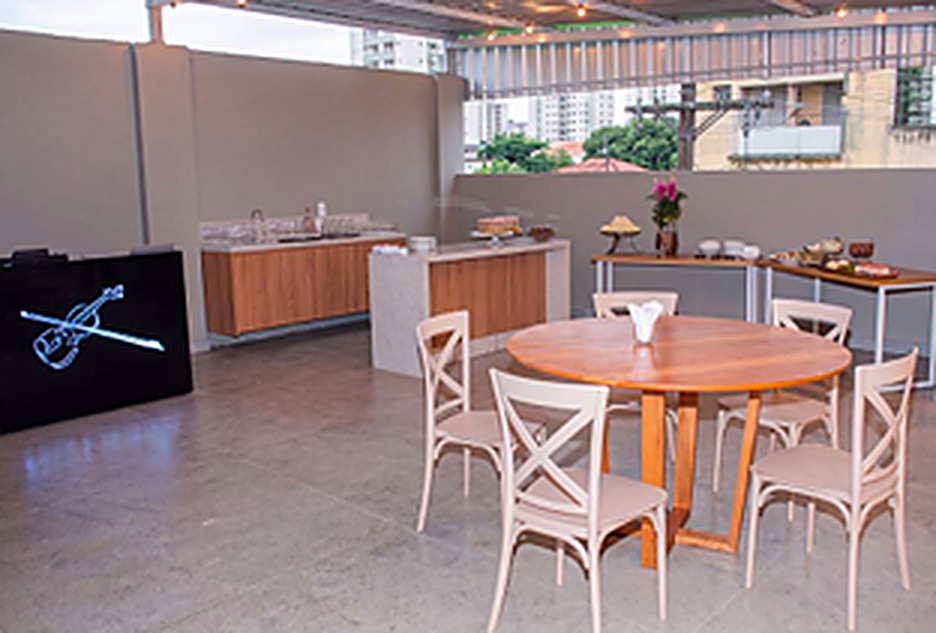 Espaço gourmet e convivência